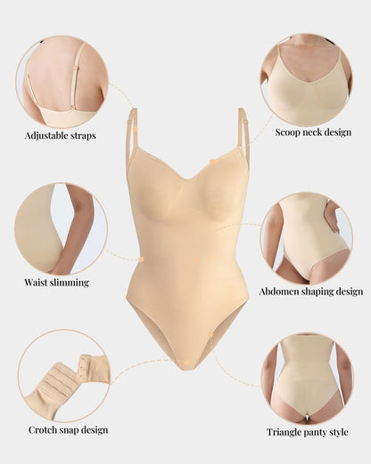 Seamless Tummy Control Brief Bodysuit